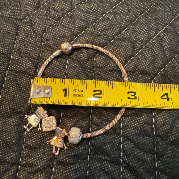 Pandora Mesh Bracelet with Charms - Picture 6 of 6